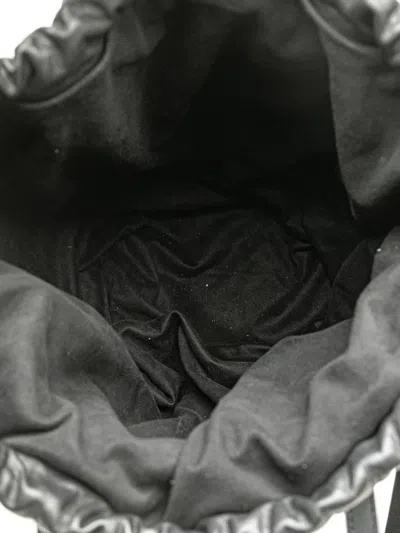 Pre-owned Saint Laurent 2018 Canvas Teddy Drawstring Shopping Tote Bag In White