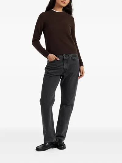 Chinti & Parker Wool Blend Sweater In Brown