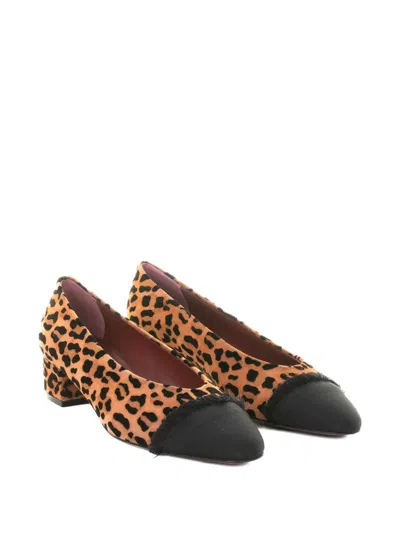 Roberto Festa 30mm Leopard-print Block-heel Pumps In Animal Print