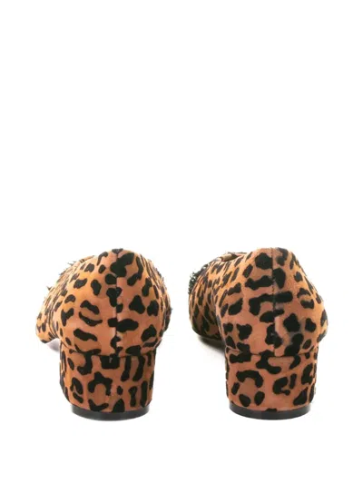 Roberto Festa 30mm Leopard-print Block-heel Pumps In Animal Print