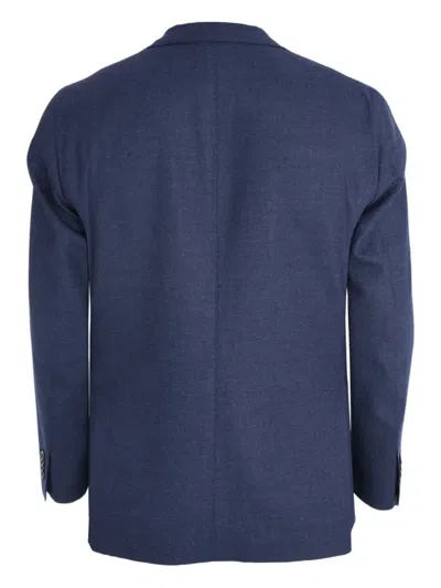 Boglioli Three-button Patch-pocket Jacket In Blue
