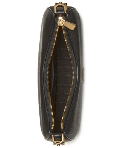 Kate Spade Liv Small Pebbled Leather Convertible Shoulder Bag In Black