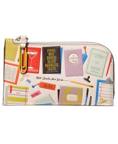 Kate Spade Page Turner Small Bifold Wallet In Multi
