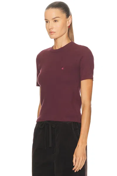 Carhartt Philipa T-shirt In Burgundy