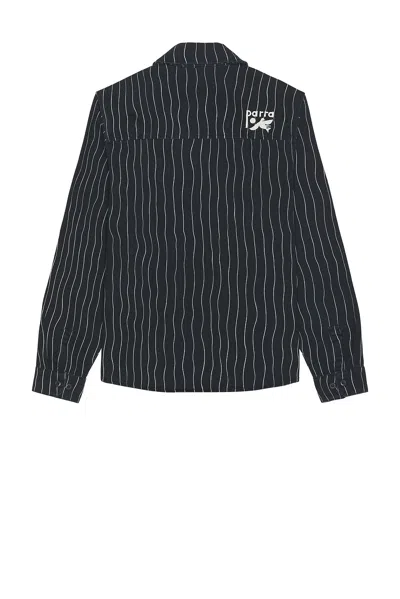 By Parra Meandering Lines Shirt In Blue