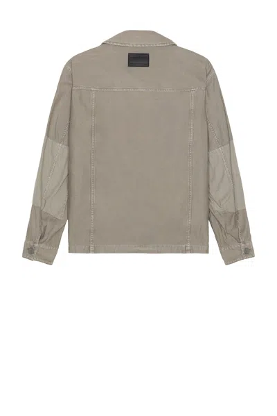 Helmut Lang Garment Dyed Utility Jacket In Gray
