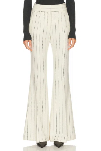 Gabriela Hearst Rhein Wool Cashmere Flare Pants In Multi