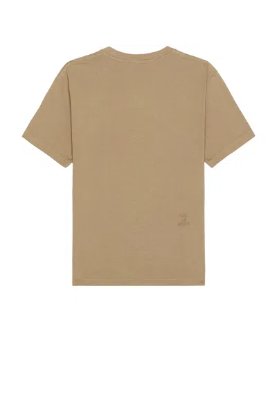 Frame Logo Tee In Brown