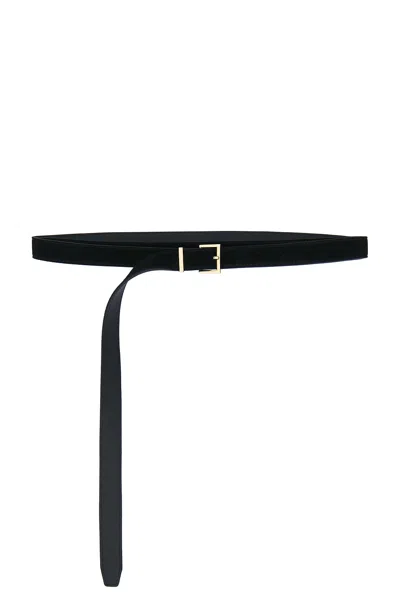 Frame The Double Wrap Belt In Black