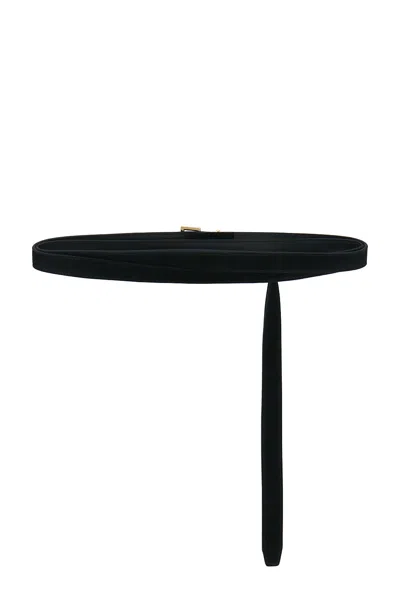 Frame The Double Wrap Belt In Black