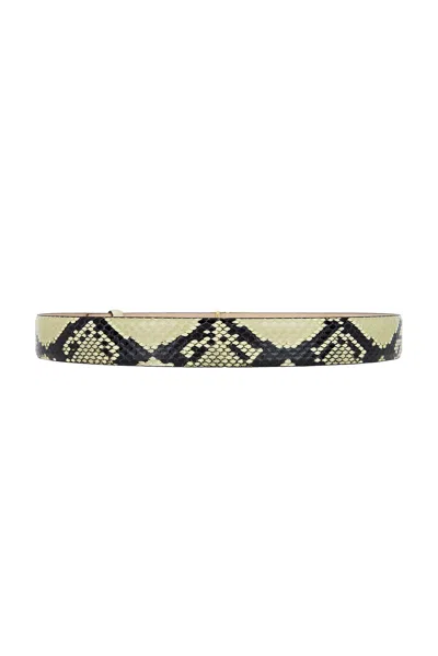 Khaite Saddle 30mm Belt In Multi