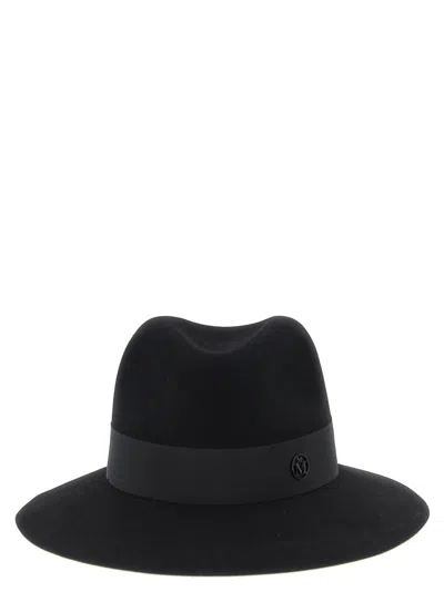 Maison Michel Henrietta Wool Fedora Hat In Black