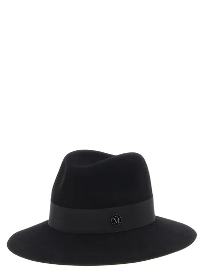 Maison Michel Henrietta Wool Fedora Hat In Black