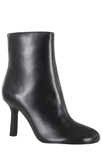Schutz Brielle Ankle Boot With Rounded Toe In Black