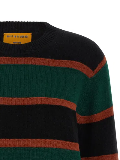 Guest In Residence Striped Crew-neck Sweater In Multi