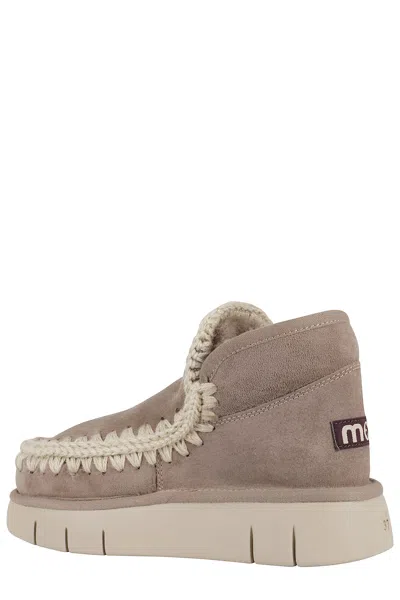 Mou Eskimo Bounce Sneaker Boots In Neutral