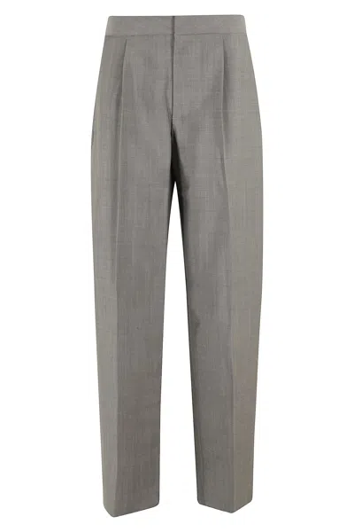 Alexander Wang Mid Rise Tailored Pant In Gray