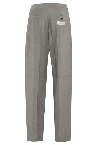 Alexander Wang Mid Rise Tailored Pant In Gray