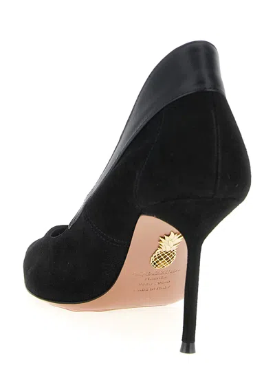 Aquazzura 85mm Guanto Pointed Pumps In Black