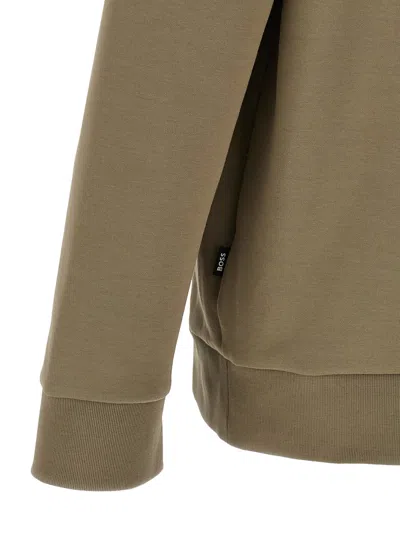 Hugo Boss 'c-spence 01' Hoodie In Green