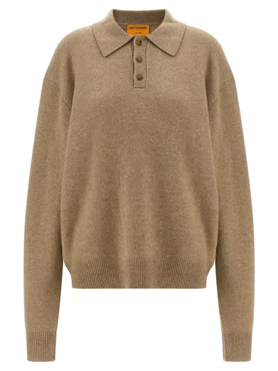 Guest In Residence Allday Cuffed Elbow Sweater In Neutral