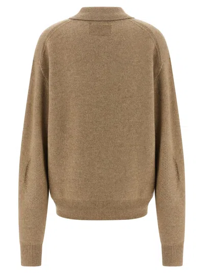 Guest In Residence Allday Cuffed Elbow Sweater In Neutral