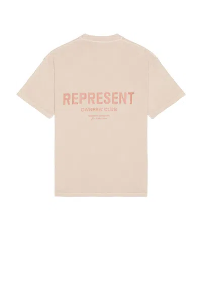 Represent Owners Club Tee In Neutral