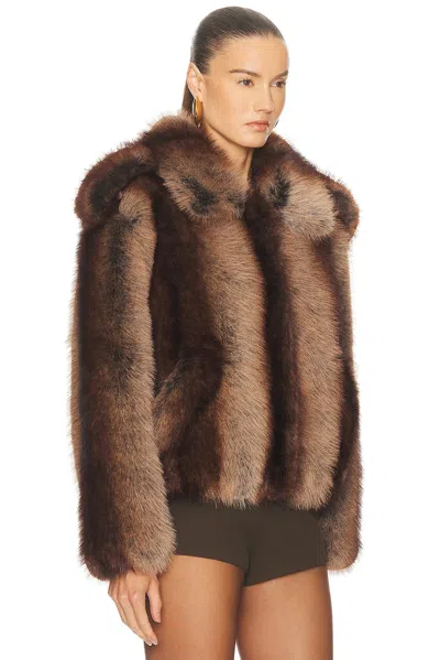 Retroféte Segrid Bomber Jacket In Brown