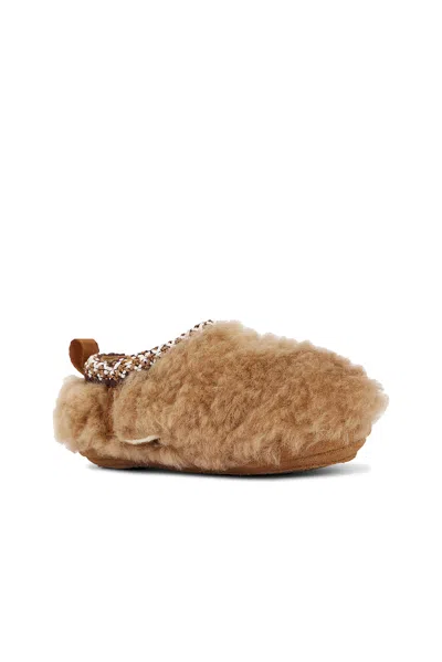 Ugg Baby Tasman Maxi Curly Slipper In Brown