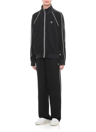 Kenzo Zippered Track Sweatshirt In Black