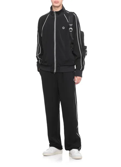 Kenzo Zippered Track Sweatshirt In Black