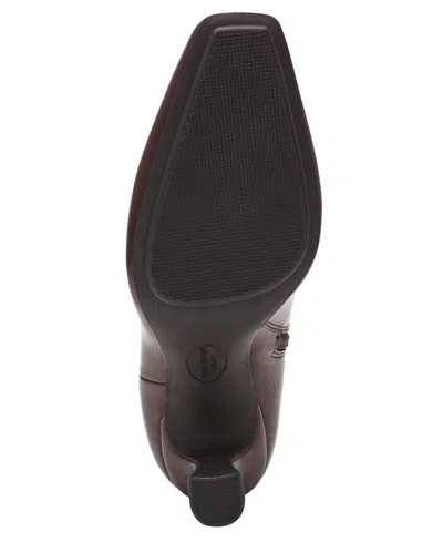 Anne Klein Womens Perfektion Wide Calf Snip Toe Knee High Boots In Animal Print