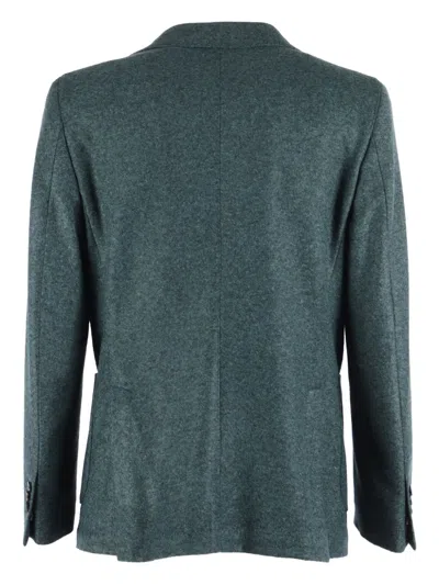 双纽扣贴袋西装夹克