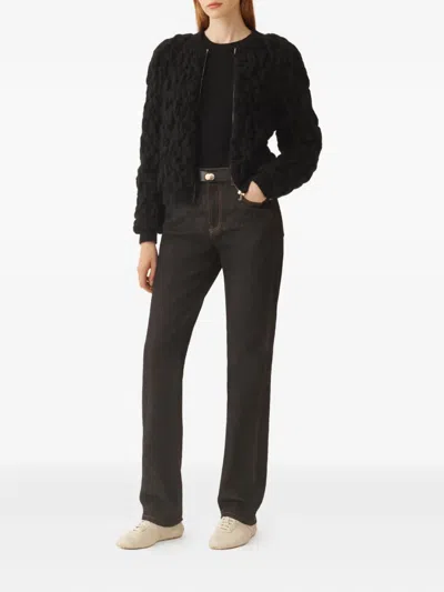 Fabiana Filippi Sweaters Blacks And Greys In Black