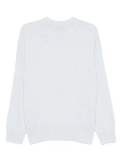 Hugo Boss Boss Wool Crew Neck Sweater In White