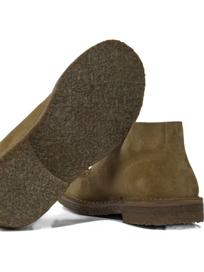 Astorflex Deukeflex Suede Lace-up Boots In Brown