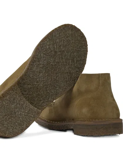 Astorflex Deukeflex Suede Lace-up Boots In Brown