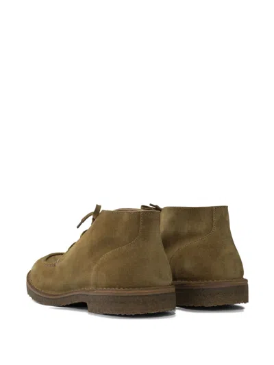 Astorflex Deukeflex Suede Lace-up Boots In Brown