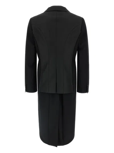 Comme Des Garçons Homme Deux Comme Des Garçons Homme Plus Double Layer Blazer Jacket In Black