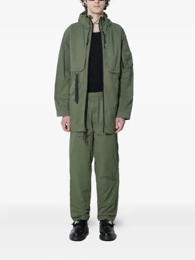Alpha Industries Drawstring Tapered Trousers In Green