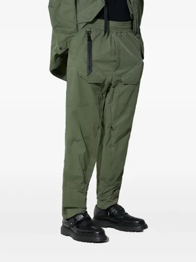 Alpha Industries Drawstring Tapered Trousers In Green
