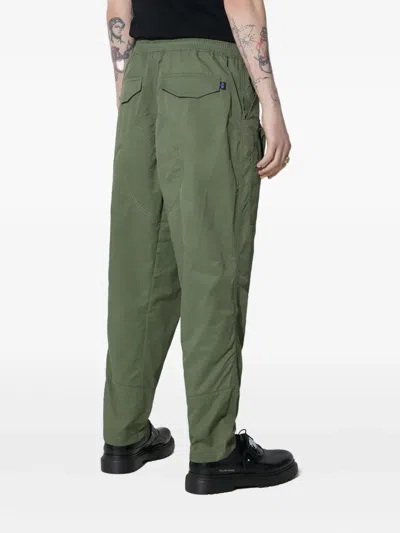 Alpha Industries Drawstring Tapered Trousers In Green