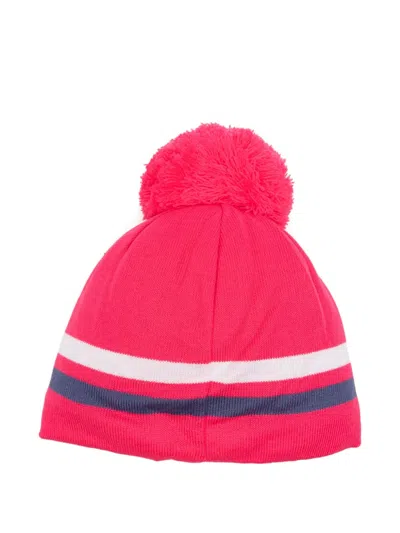 Rossignol Pompom-detail Logo-appliqué Beanie In Pink