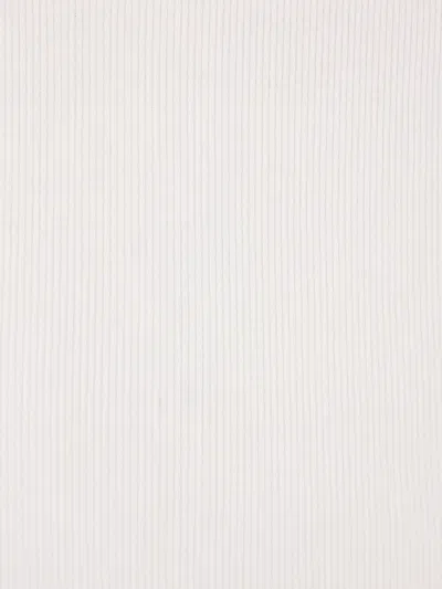 Ann Demeulemeester Seva Tank Top In Cotton Rib Jersey In White