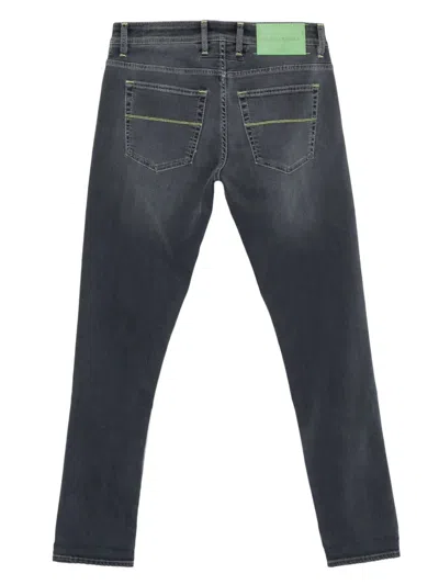 Sartoria Tramarossa Five-pocket Jeans In Gray