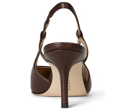 Ralph Lauren Women's Khloe Slingback Pump In Brown