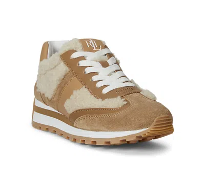 Ralph Lauren Women's Dani Lace-up Sneakers In Brown