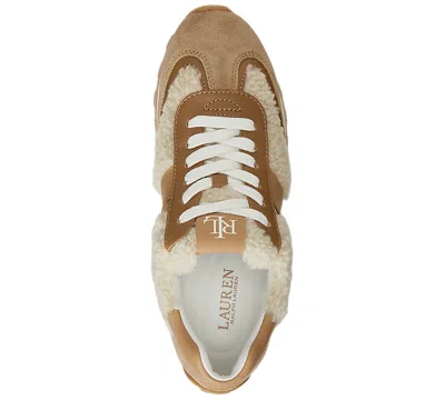 Ralph Lauren Women's Dani Lace-up Sneakers In Brown