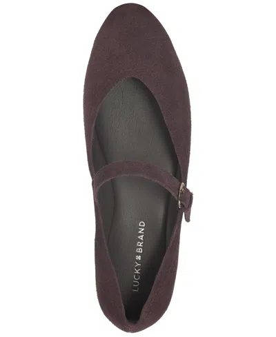 Lucky Brand Women's Cyrena Mary Jane Flats In Purple