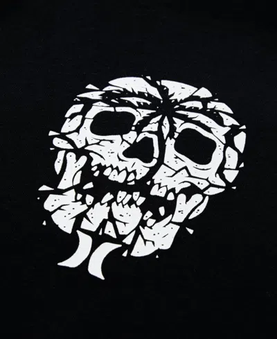 Hurley Big Kid Boys Long Sleeve Fleece Hoodie In Black